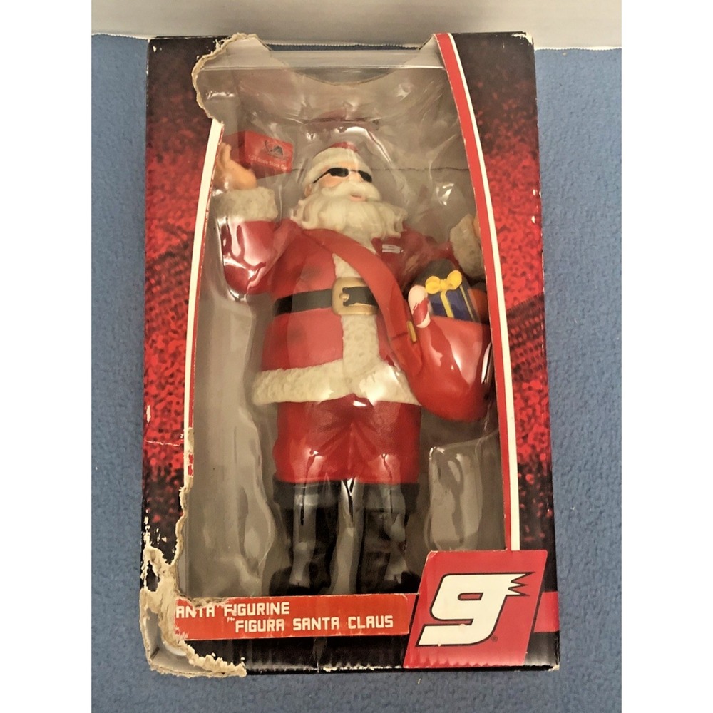 NIB - NASCAR Trevco Santa Clause Figure wearing #9 Kasey Kahne